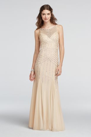 Prom Dress Champagne Sean Collection
